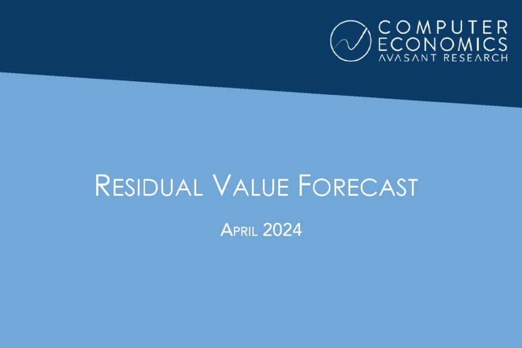 Value Forecast Format - Residual Value Forecast April 2024
