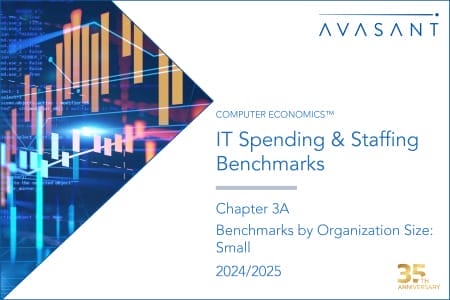 ISS 2024 Product Image Chp 03A 450x300 - IT Spending and Staffing Benchmarks 2024/2025: Chapter 3A: Benchmarks by Organization Size: Small