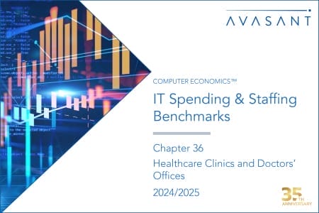 ISS 2024 Product Image Chp 36 450x300 - IT Spending and Staffing Benchmarks 2024/2025: Chapter 36: Healthcare Clinics and Doctors’ Offices