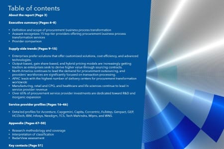 TOC 12 450x300 - Procurement Business Process Transformation 2024 RadarView™