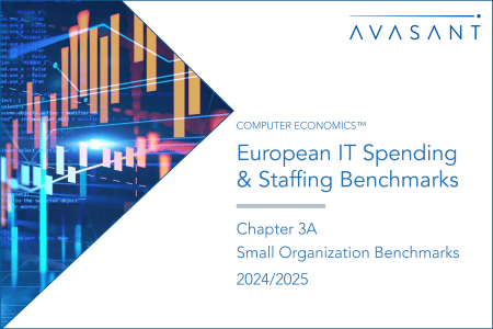 EURO ISS 2024 03 450x300 - European IT Spending and Staffing Benchmarks 2024/2025: Chapter 3A: Benchmarks by Organization Size