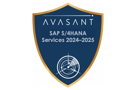 RVBadges SAP 2024 2025 450x300 - Avasant SAP S/4HANA Services 2024–2025 RadarView™