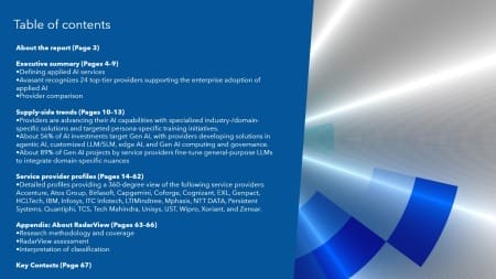 TOC 6 450x253 - Applied AI Services 2024–2025 RadarView™