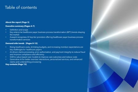 TOC 4 450x300 - Healthcare Payer Business Process Transformation 2025 Market Insights™